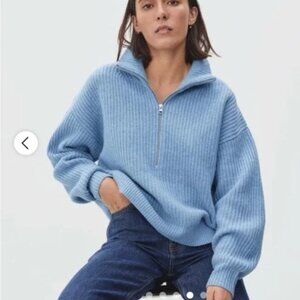 Everlane Half Zip Sweater